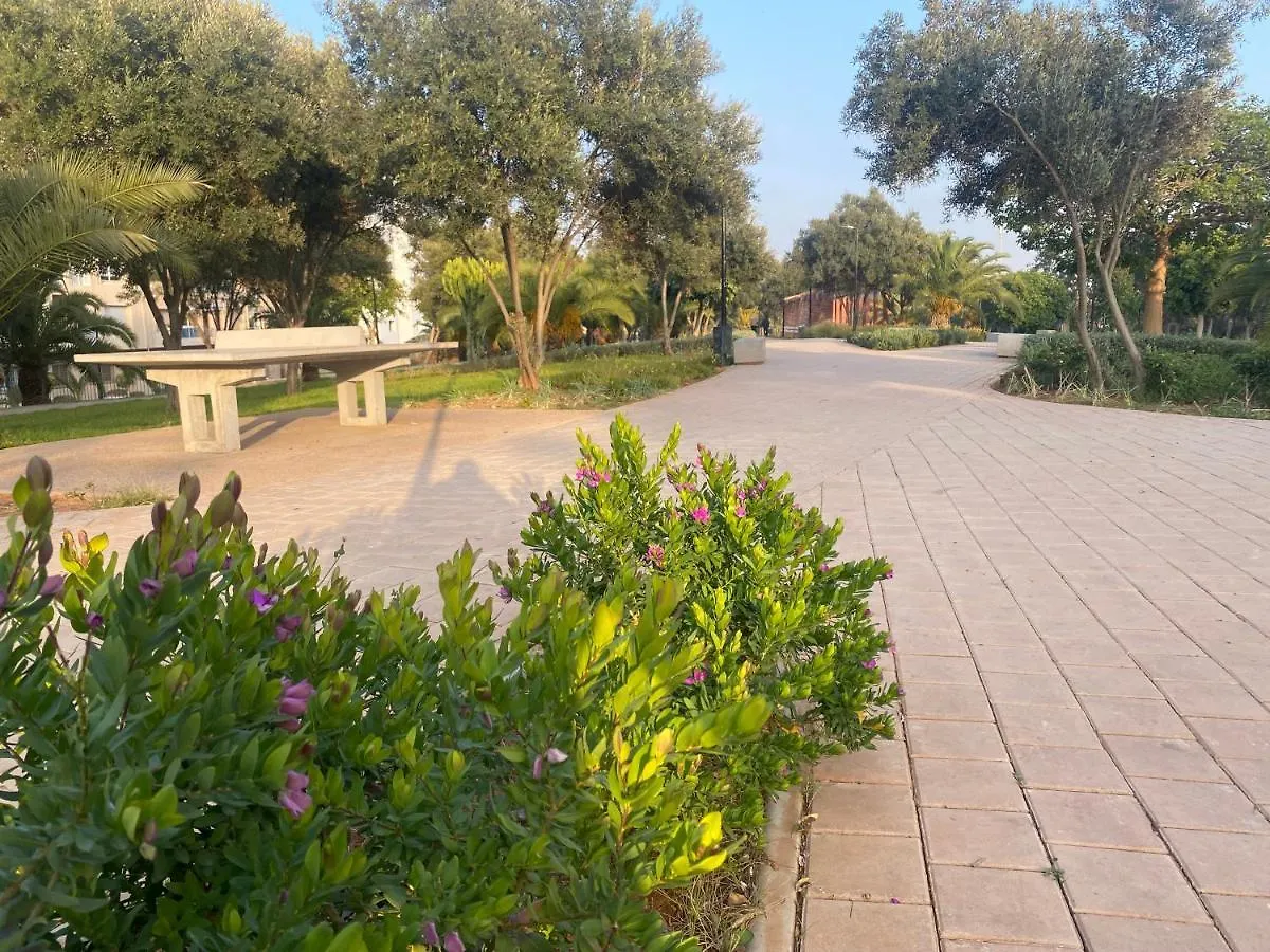 Greeny View In Cosy 3Bdr - Downtown Near Train / Tram Apartman Casablanca